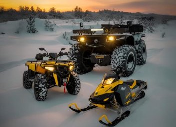 В Пензе набирает обороты тренд активного отдыха на бигфутах квадроциклах и снегоходах
